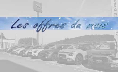 Les offres du mois